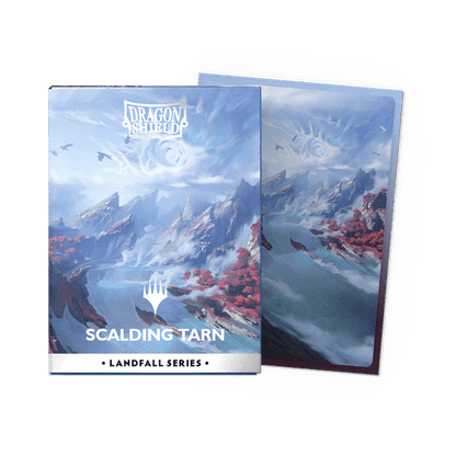 Dragon Shield: (100 Card Sleeves) Matte Dual Art - Scalding Tarn - Landfall Series - Magic: The Gathering