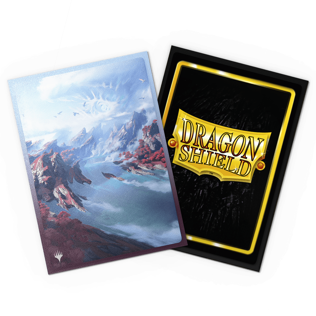 Dragon Shield: (100 Card Sleeves) Matte Dual Art - Scalding Tarn - Landfall Series - Magic: The Gathering
