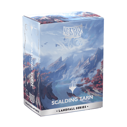 Dragon Shield: (100 Card Sleeves) Matte Dual Art - Scalding Tarn - Landfall Series - Magic: The Gathering
