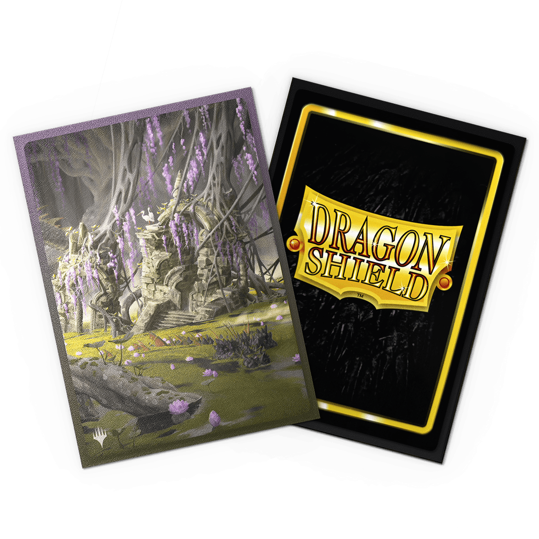 Dragon Shield: (100 Card Sleeves) Matte Dual Art - Verdant Catacombs - Landfall Series - Magic: The Gathering