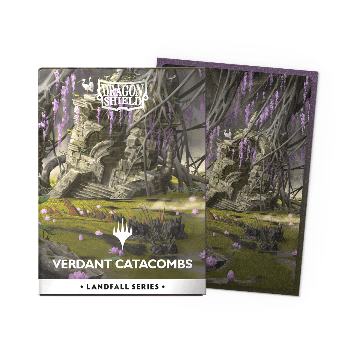 Dragon Shield: (100 Card Sleeves) Matte Dual Art - Verdant Catacombs - Landfall Series - Magic: The Gathering