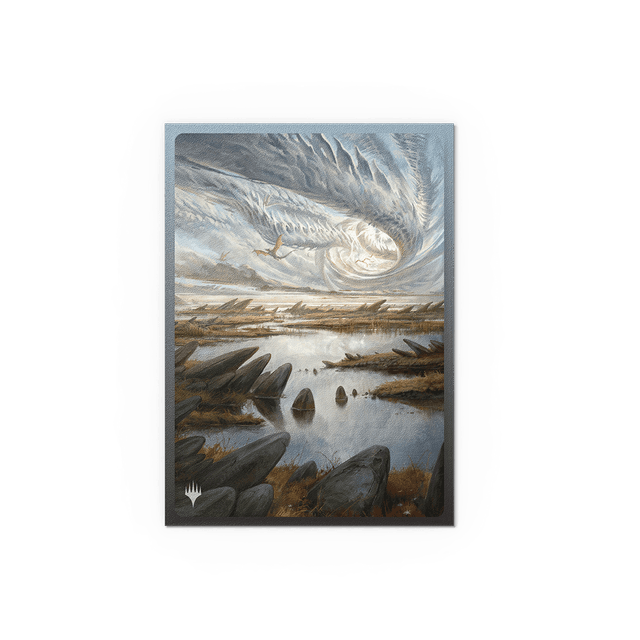 Dragon Shield: (100 Card Sleeves) Matte Dual Art - Marsh Flats - Landfall Series - Magic: The Gathering