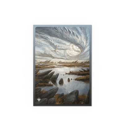 Dragon Shield: (100 Card Sleeves) Matte Dual Art - Marsh Flats - Landfall Series - Magic: The Gathering