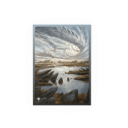 Dragon Shield: (100 Card Sleeves) Matte Dual Art - Marsh Flats - Landfall Series - Magic: The Gathering