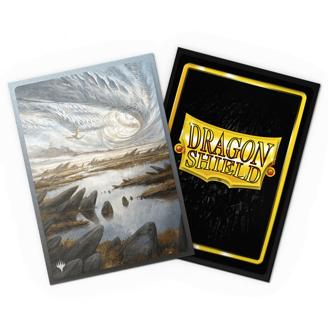 Dragon Shield: (100 Card Sleeves) Matte Dual Art - Marsh Flats - Landfall Series - Magic: The Gathering