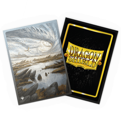 Dragon Shield: (100 Card Sleeves) Matte Dual Art - Marsh Flats - Landfall Series - Magic: The Gathering
