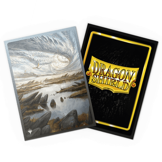 Dragon Shield: (100 Card Sleeves) Matte Dual Art - Marsh Flats - Landfall Series - Magic: The Gathering