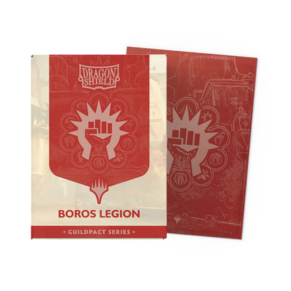 Dragon Shield: (100 Card Sleeves) Matte Dual Art - Boros Legion - Guildpact Series - Magic: The Gathering