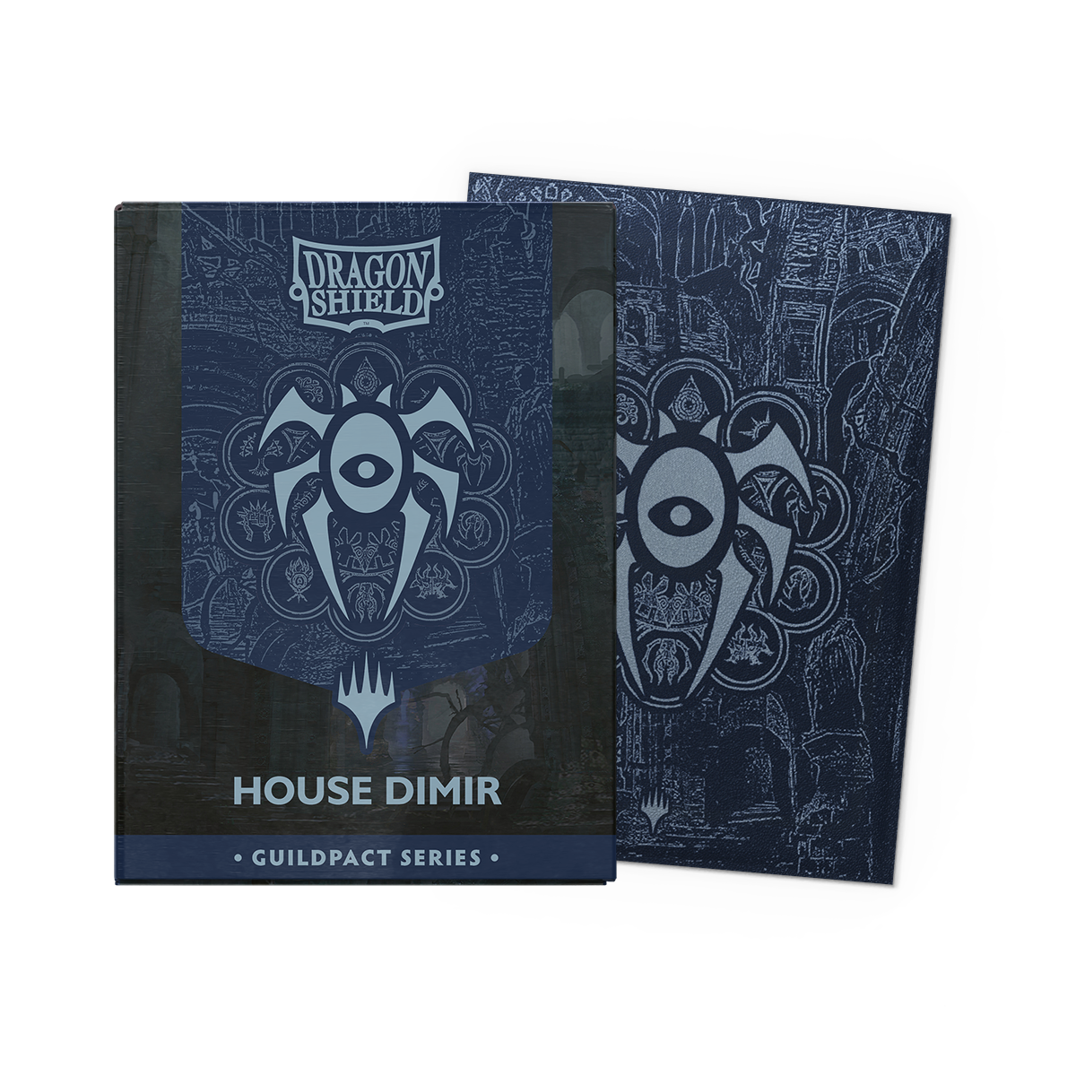 Dragon Shield: (100 Card Sleeves) Matte Dual Art - House Dimir - Guildpact Series - Magic: The Gathering