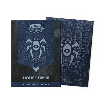Dragon Shield: (100 Card Sleeves) Matte Dual Art - House Dimir - Guildpact Series - Magic: The Gathering