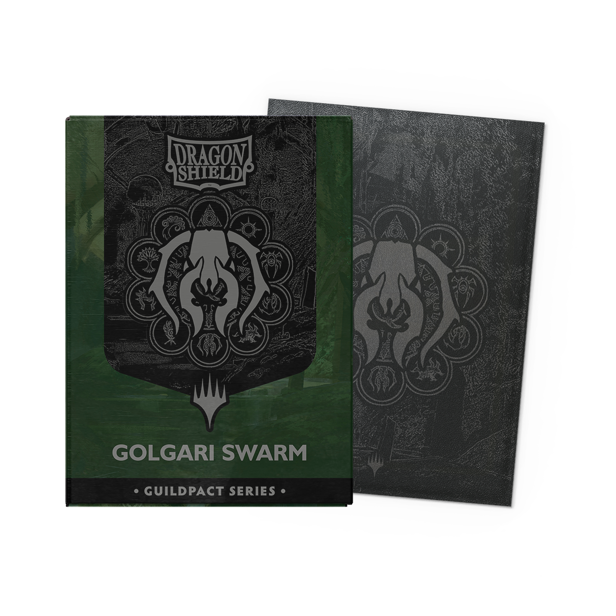 Dragon Shield: (100 Card Sleeves) Matte Dual Art - Golgari Swarm - Guildpact Series - Magic: The Gathering