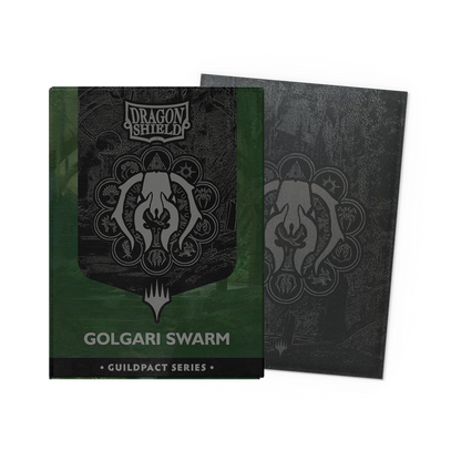 Dragon Shield: (100 Card Sleeves) Matte Dual Art - Golgari Swarm - Guildpact Series - Magic: The Gathering