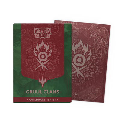 Dragon Shield: (100 Card Sleeves) Matte Dual Art - Gruul Clans - Guildpact Series - Magic: The Gathering