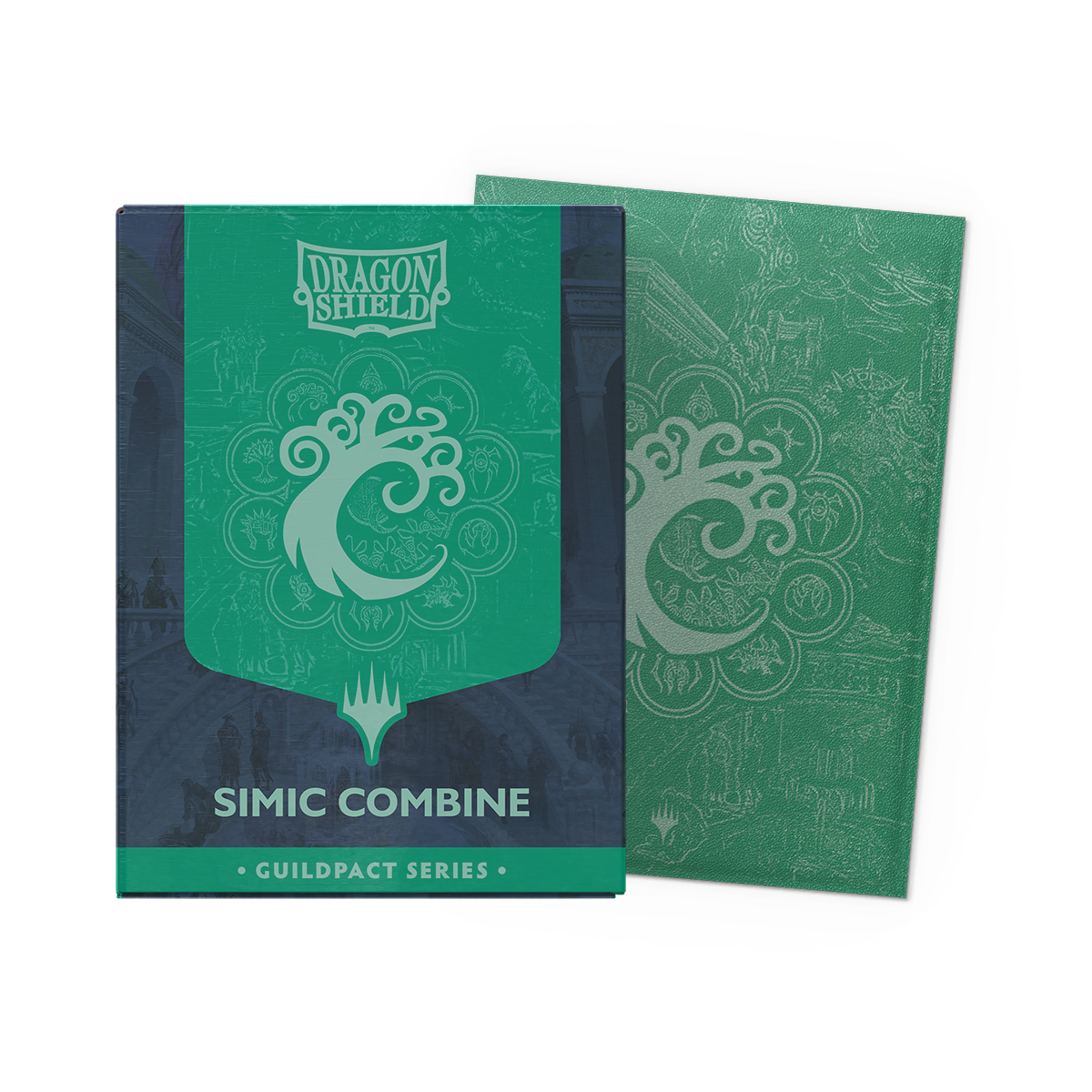 Dragon Shield: (100 Card Sleeves) Matte Dual Art - Simic Combine - Guildpact Series - Magic: The Gathering