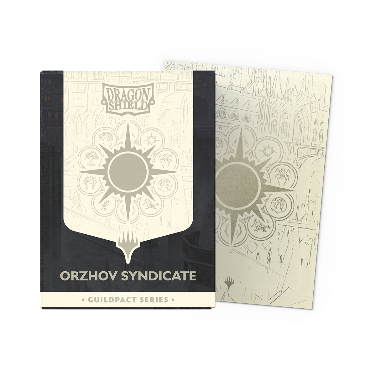 Dragon Shield: (100 Card Sleeves) Matte Dual Art - Orzhov Syndicate - Guildpact Series - Magic: The Gathering