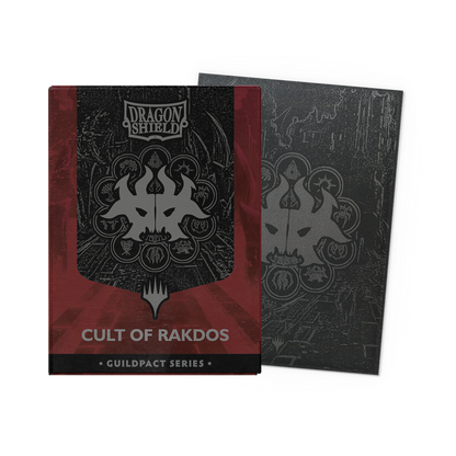 Dragon Shield: (100 Card Sleeves) Matte Dual Art - Cult of Rakdos - Guildpact Series - Magic: The Gathering