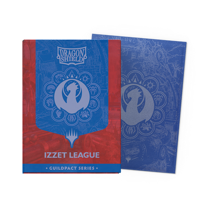 Dragon Shield: (100 Card Sleeves) Matte Dual Art - Izzet League - Guildpact Series - Magic: The Gathering