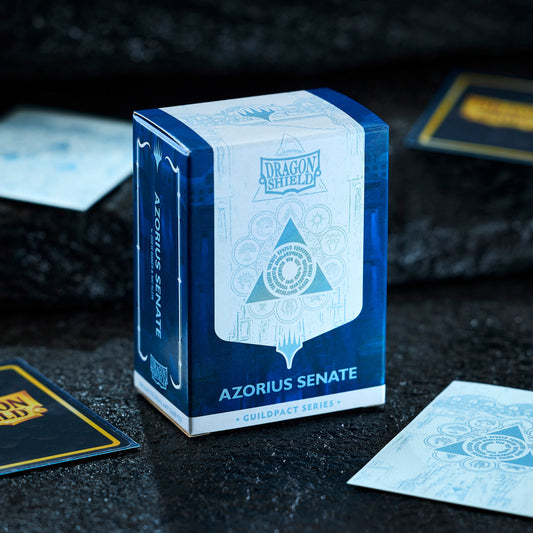 Dragon Shield: (100 Card Sleeves) Matte Dual Art - Azorius Senate - Guildpact Series - Magic: The Gathering