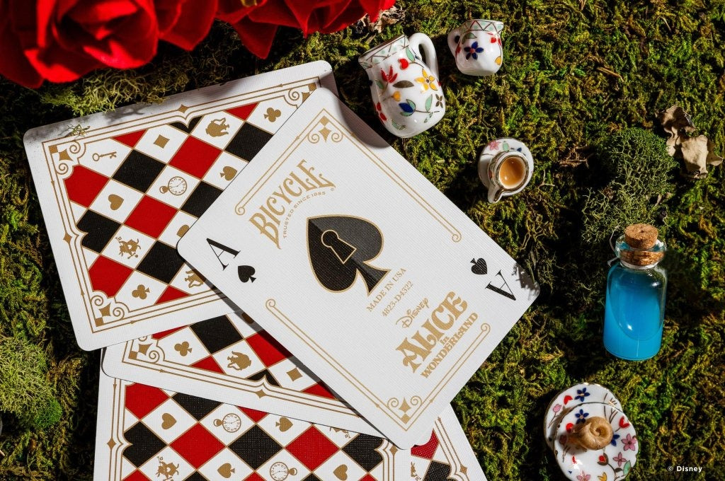 Bicycle Playing Cards - Disney's Alice in Wonderland (Foil) - Playing Cards