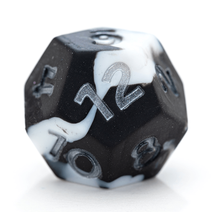 “Poofy Panda” Anti-Stress Silicone Dice - Polyhedral 16mm 7-Dice Set (Copy)