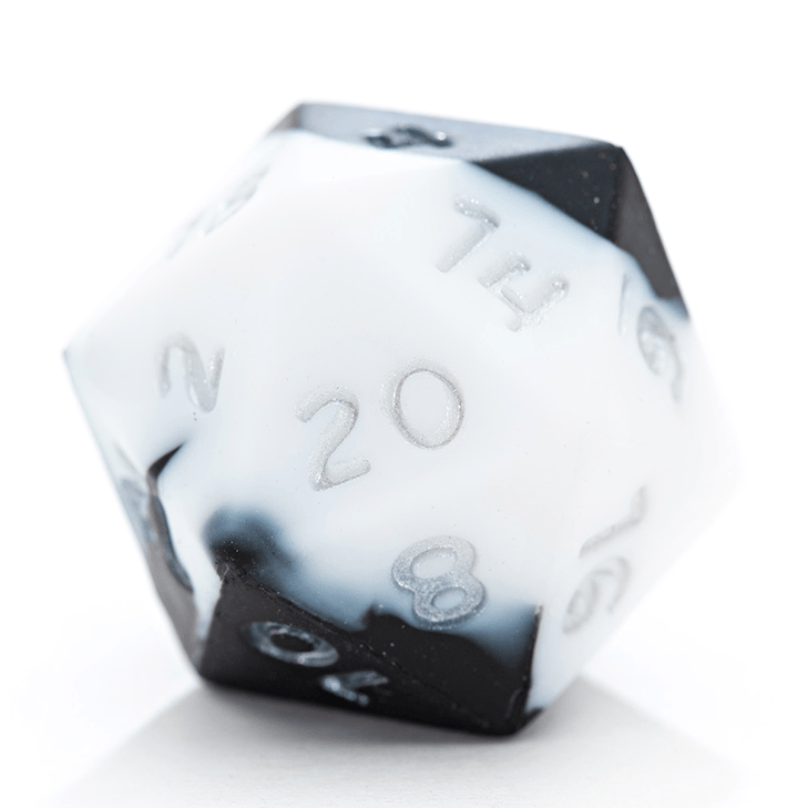 “Poofy Panda” Anti-Stress Silicone Dice - Polyhedral 16mm 7-Dice Set (Copy)