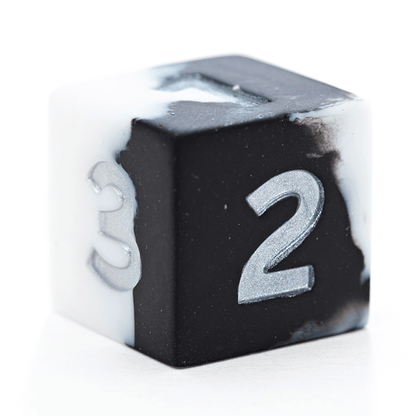 “Poofy Panda” Anti-Stress Silicone Dice - Polyhedral 16mm 7-Dice Set (Copy)