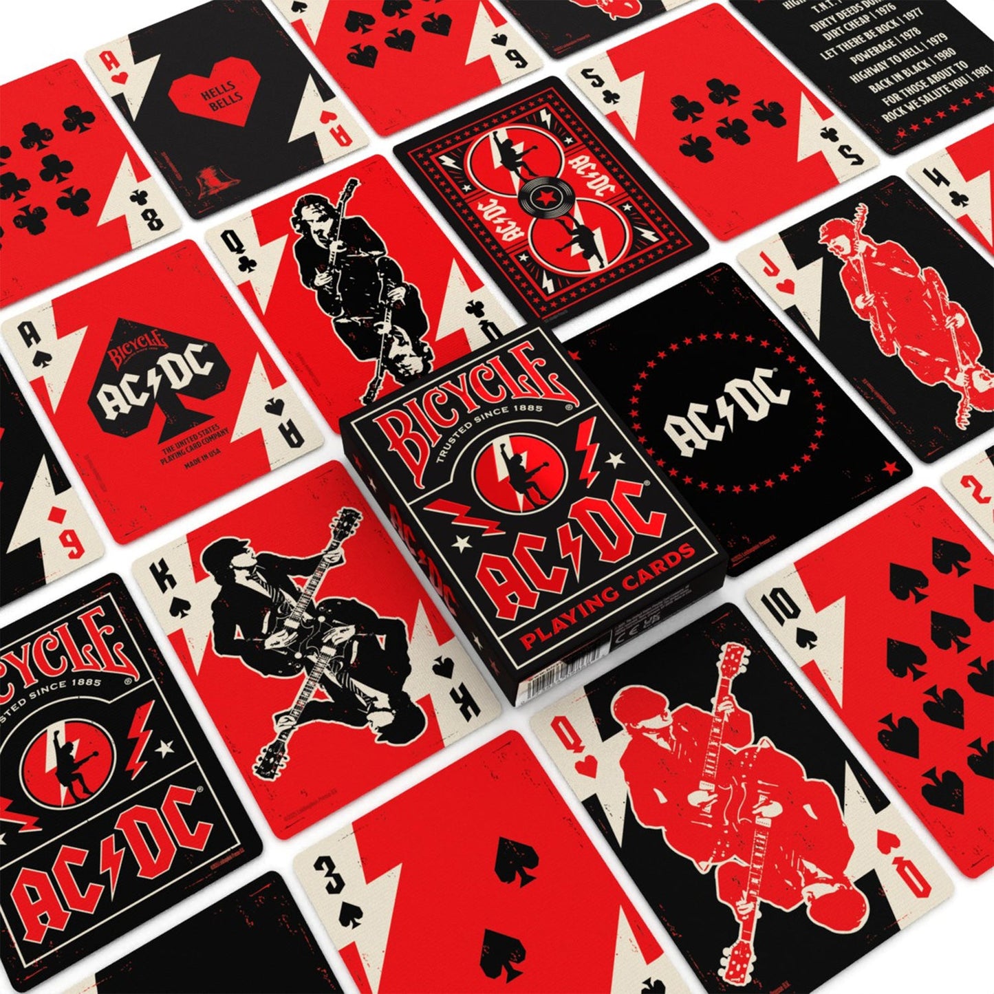Bicycle Playing Cards -  AC/DC