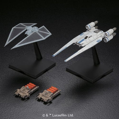 Rogue One - A Star Wars Story - U-Wing Fighter & Tie Striker - 1:144 Scale Model Kit - Bandai Hobby