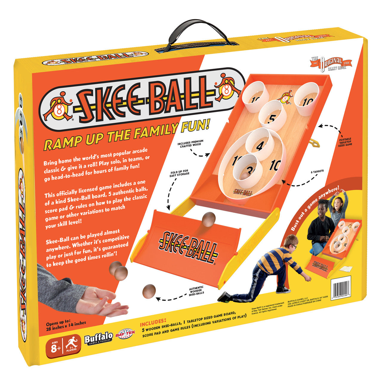 Skee-Ball - The Arcade ball game Classic for at-home Play! Buffalo Games