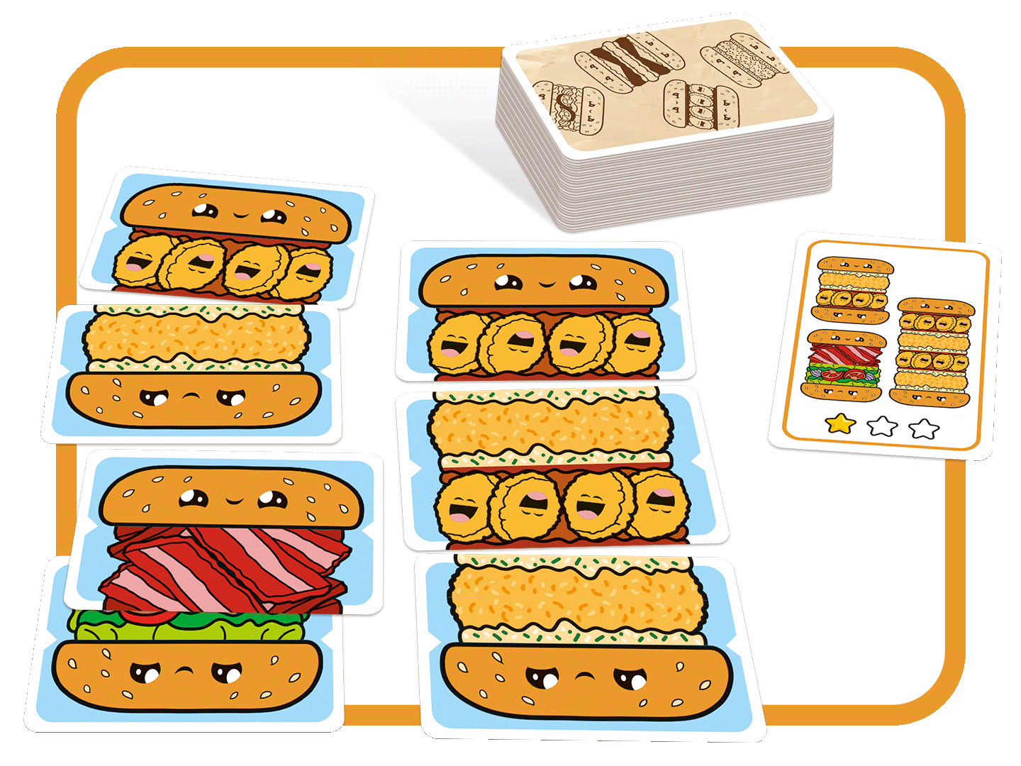Burger ASAP! A Fast Matching Card Game