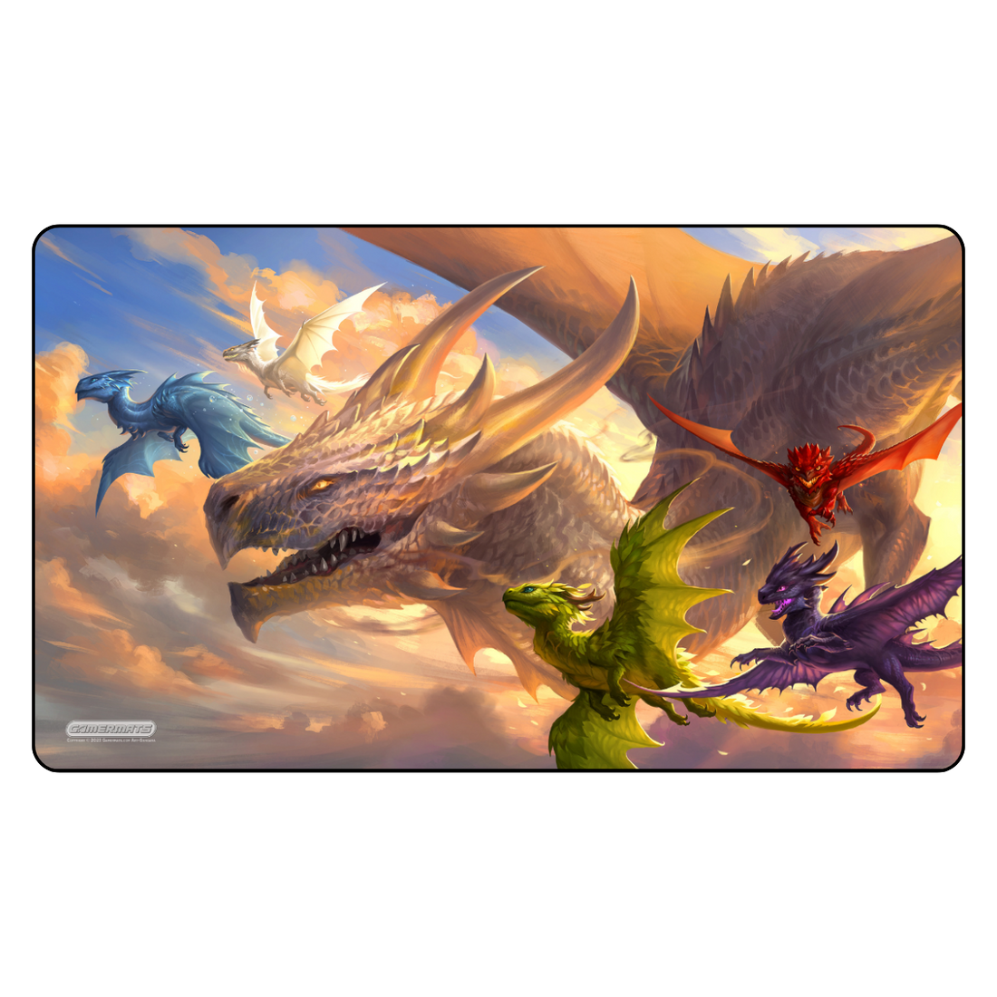 Playmat: Baby Dragons Flight Lessons - GameArt - GameHead