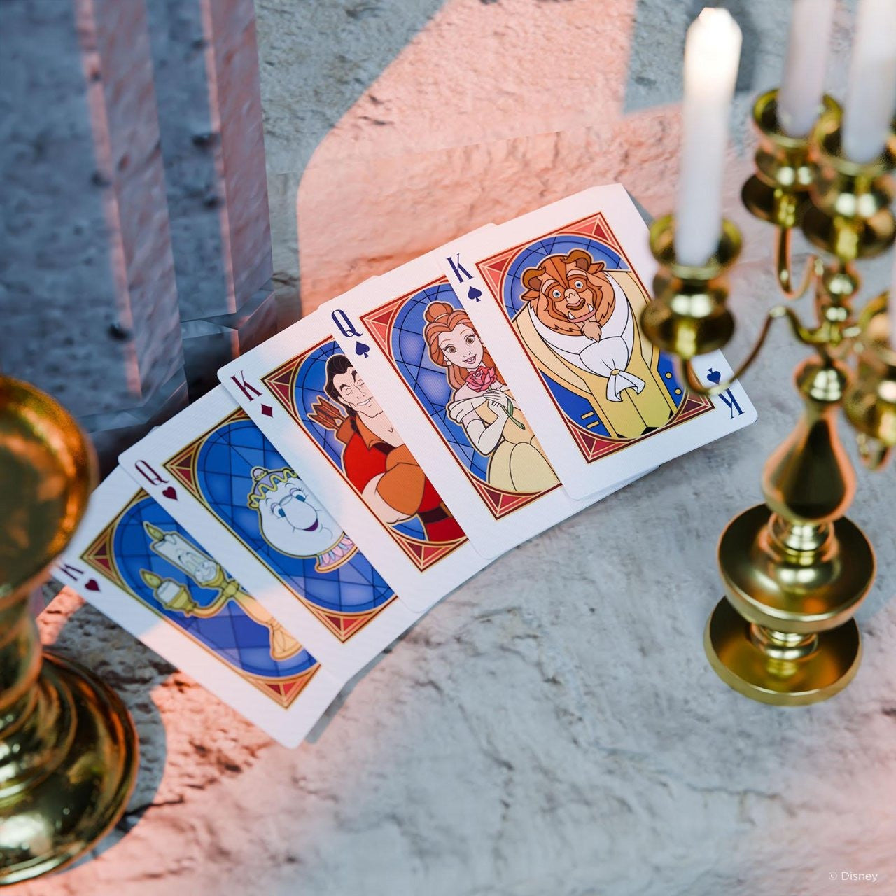 Bicycle Playing Cards - Disney's Beauty and the Beast (Foil)