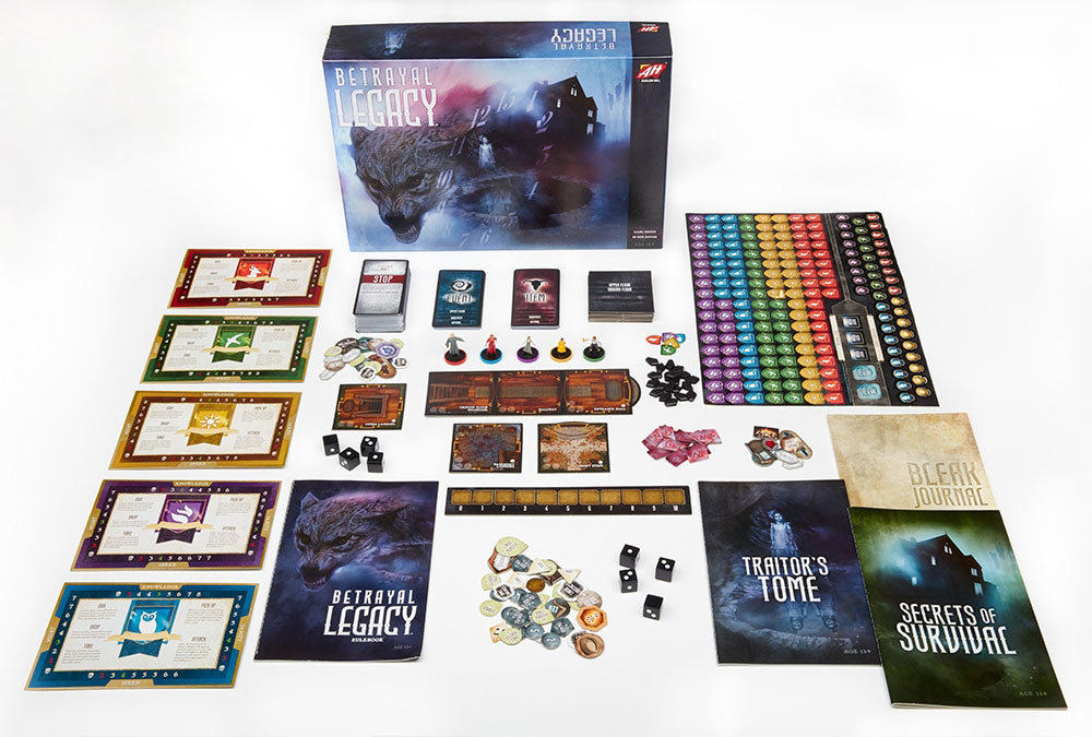 Betrayal Legacy - A Semi-Cooperative Progressive Play Haunted Board Game - Avalon Hill