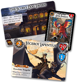 Battle for Greyport - Pirates! Expansion #1 - A Red Dragon Inn Deckbuilding Game - SlugFest Games