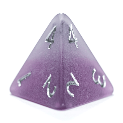 “Black Pearl” Sea Glass Dice - Polyhedral 7-Dice Set