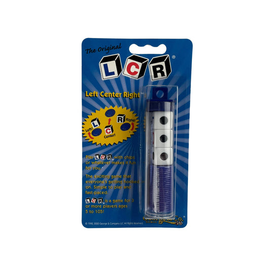 LCR - Left Center Right - The original Dice Game - Blister Pack - George & Co.