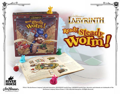Jim Henson's Labyrinth - Ready, Steady, Worm! - Board Game - River Horse
