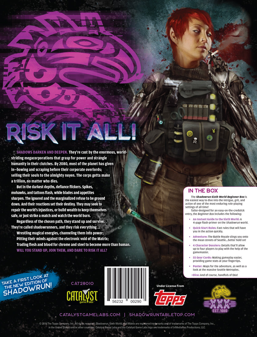 Shadowrun - Sixth World Beginner Box - Catalyst Game Labs