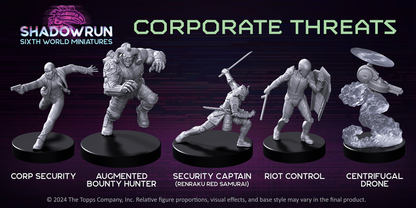 Shadowrun Sixth World - Corporate Threats Miniatures