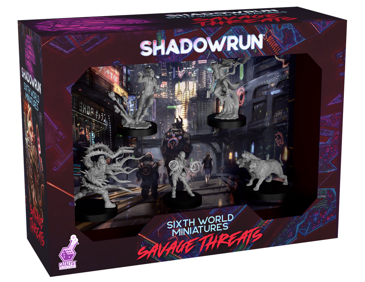 Shadowrun Sixth World - Savage Threats Miniatures
