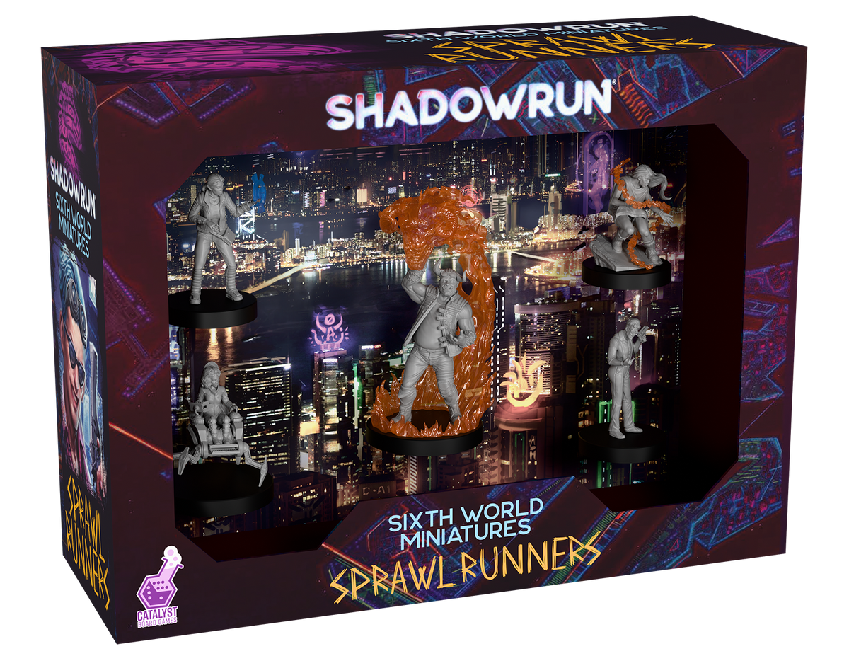 Shadowrun Sixth World - Sprawl Runners Miniatures