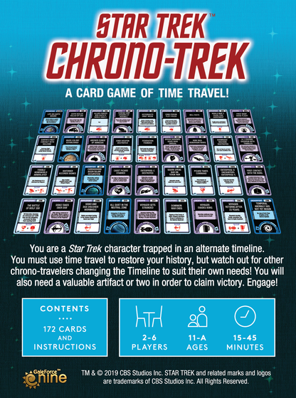 Star Trek Chrono-Trek - A Chrononauts Card Game - Looney Labs - LOO-099