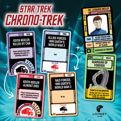 Star Trek Chrono-Trek - A Chrononauts Card Game - Looney Labs - LOO-099