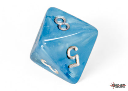 Chessex Luminary Sky/silver Polyhedral 7-Dice Set