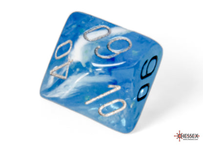 Chessex Luminary Sky/silver Polyhedral 7-Dice Set