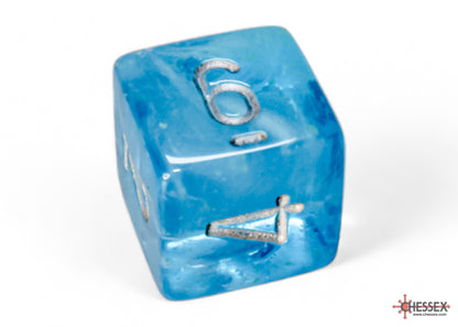 Chessex Luminary Sky/silver Polyhedral 7-Dice Set