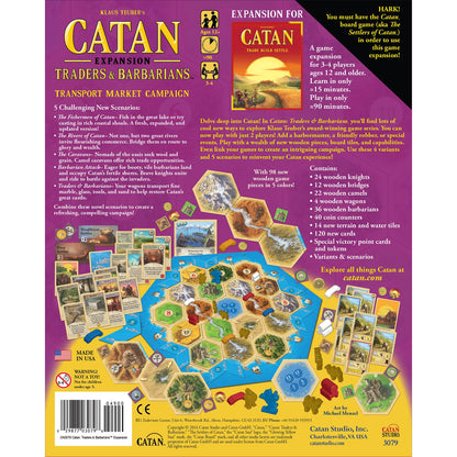 CATAN - Traders & Barbarians - Board Game Expansion - Catan Studios