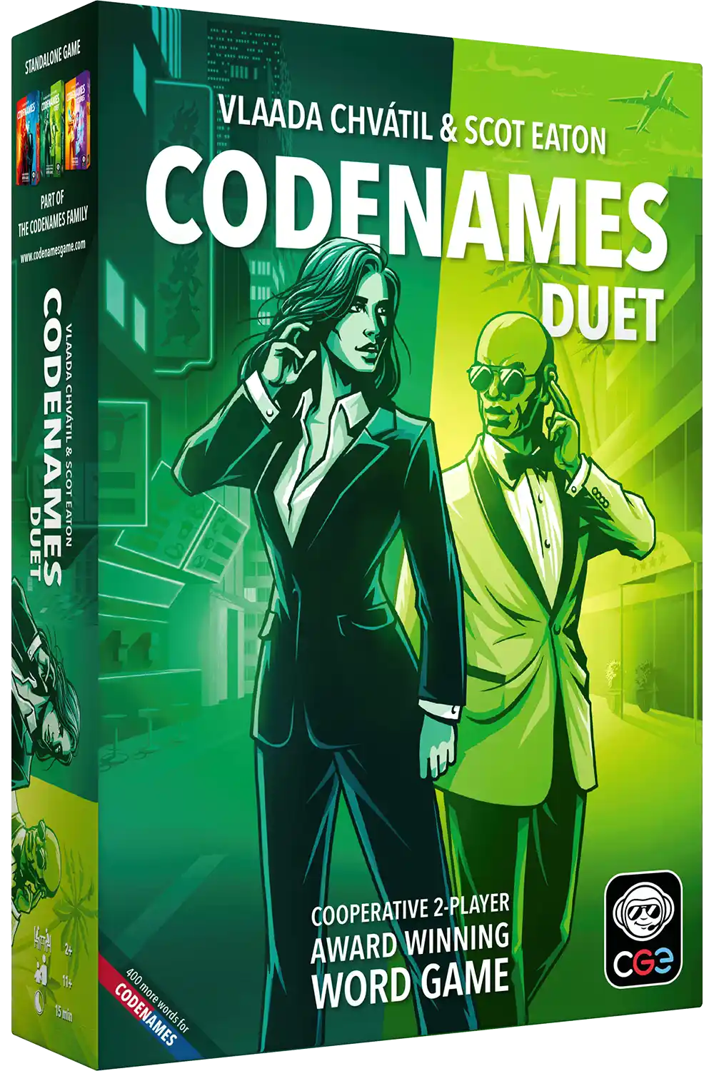Codenames Duet 2nd Edition/2.0 (2025) -A Co-Op Secret Agent Game - Czech Game Editions