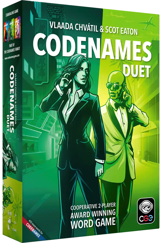 Codenames Duet 2nd Edition/2.0 (2025) -A Co-Op Secret Agent Game - Czech Game Editions