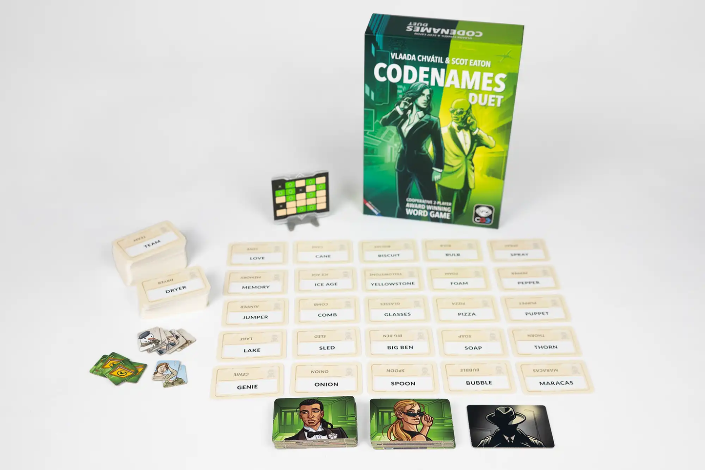 Codenames Duet 2nd Edition/2.0 (2025) -A Co-Op Secret Agent Game - Czech Game Editions
